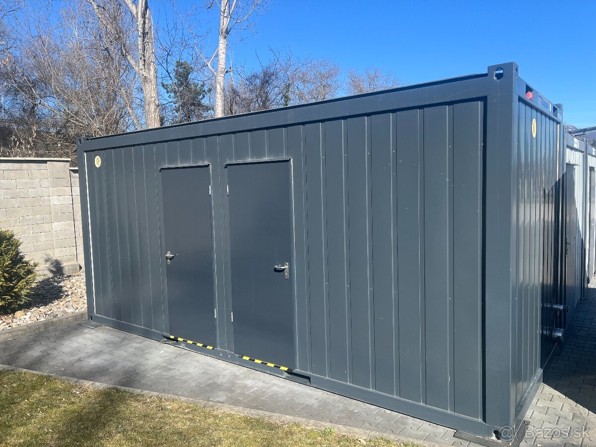 Sanitárny kontajner - 6,0 x 2,4 m - 2