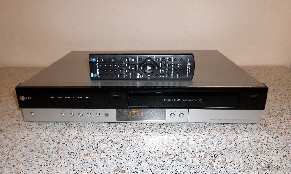 📼>📀VHS-DVD rekordér LG RC185 - 2
