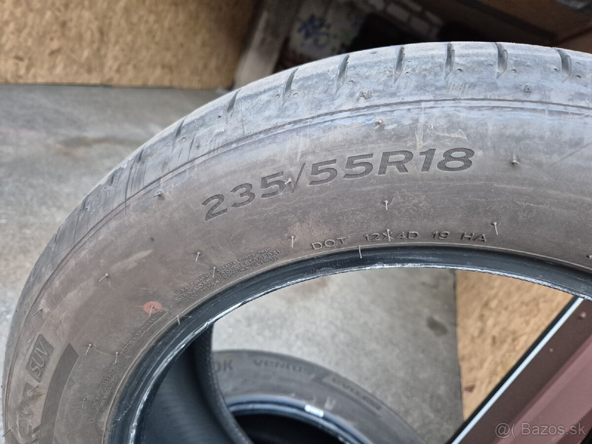 Predám pneumatiky Hankook 235/55 R18 - 2