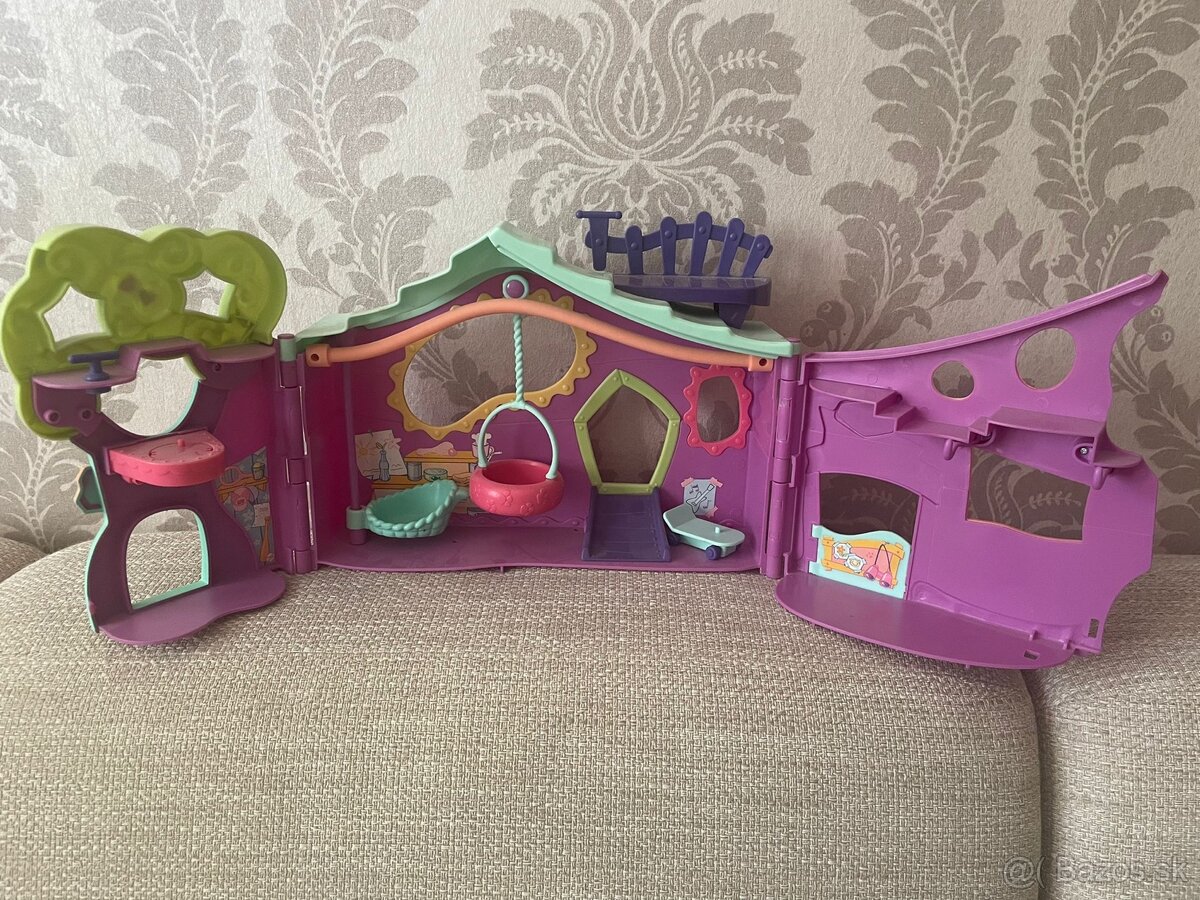 Littlest PetShop purple tree house - 2
