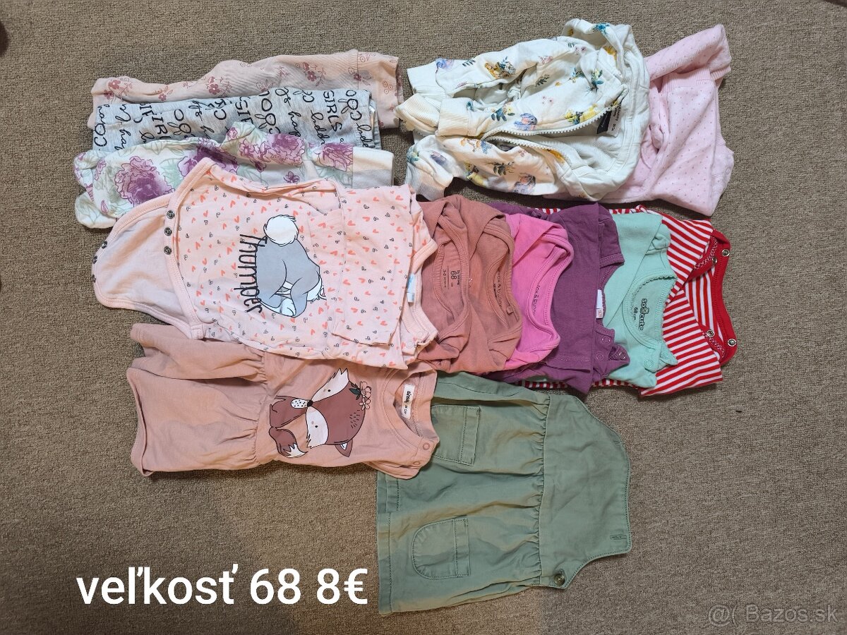 Dievčenské oblečenie 56-98 - 2