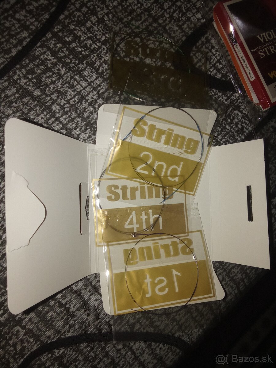 Predám nové huslove struny 4/4. - 2