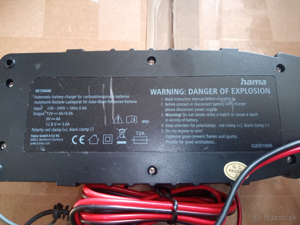 Hama – inteligentná nabíjačka autobatérií 12V / 6V - 2
