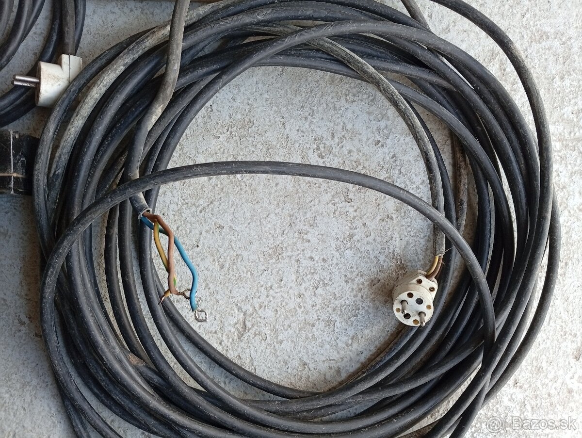 Elektrické káble, predlzovacky - 2