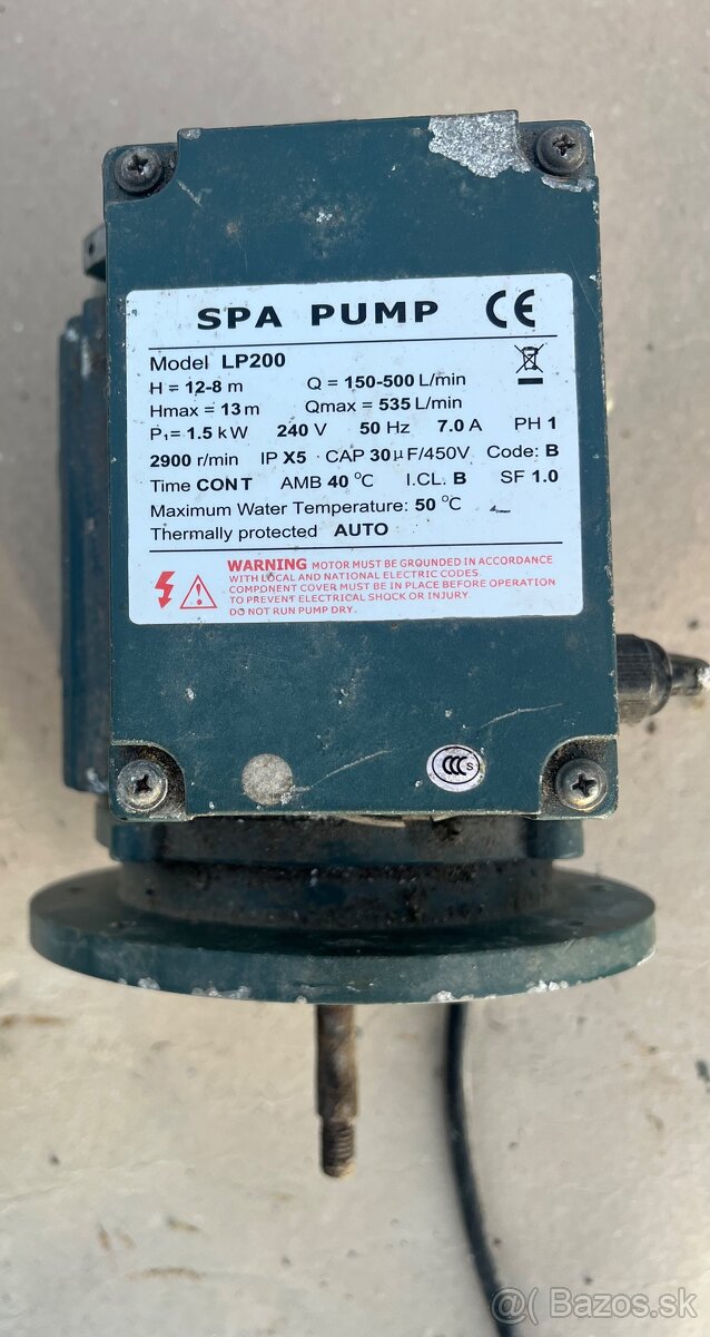 Motor z vírivky lp200 - 2