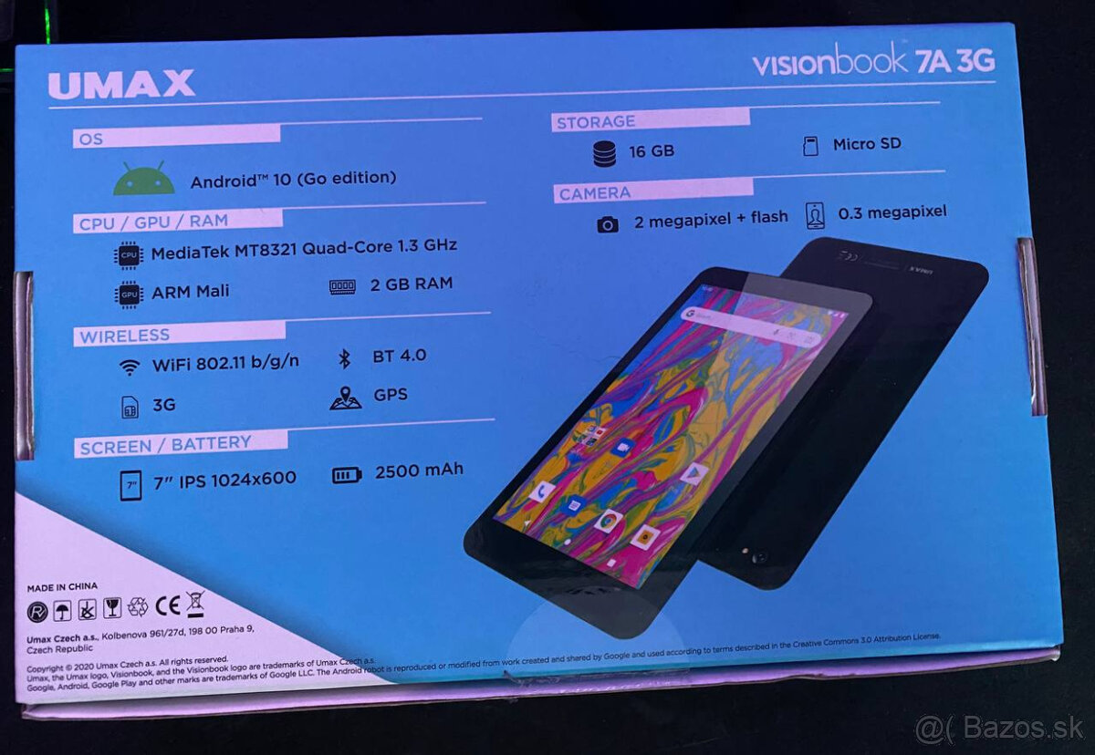 Umax Visionbook 7A 3G - 2