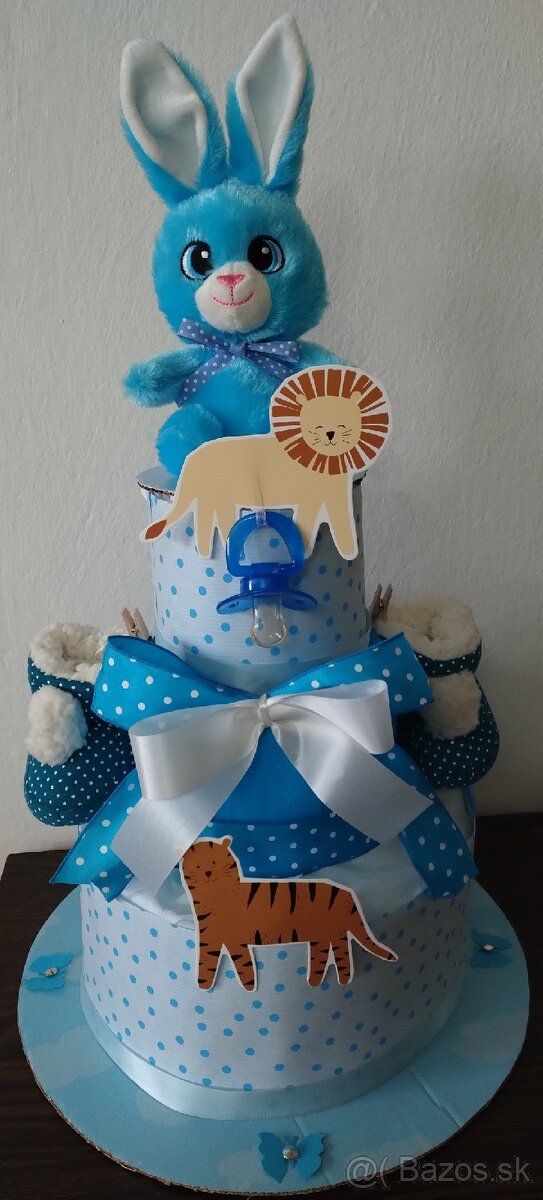 Plienková torta pre chlapca ( k odberu) - 2