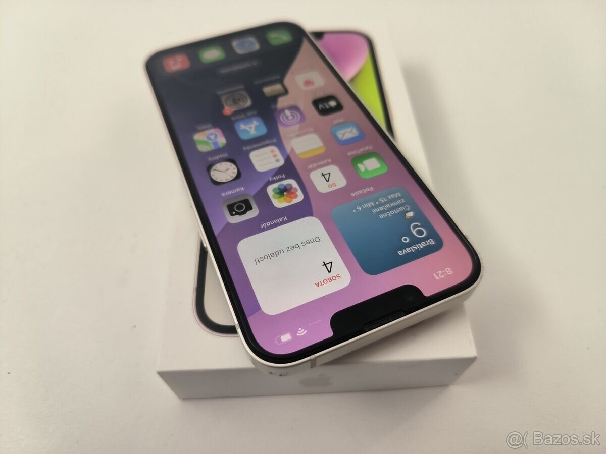 apple iphone 14 128gb Starlight / Batéria 100% - 2