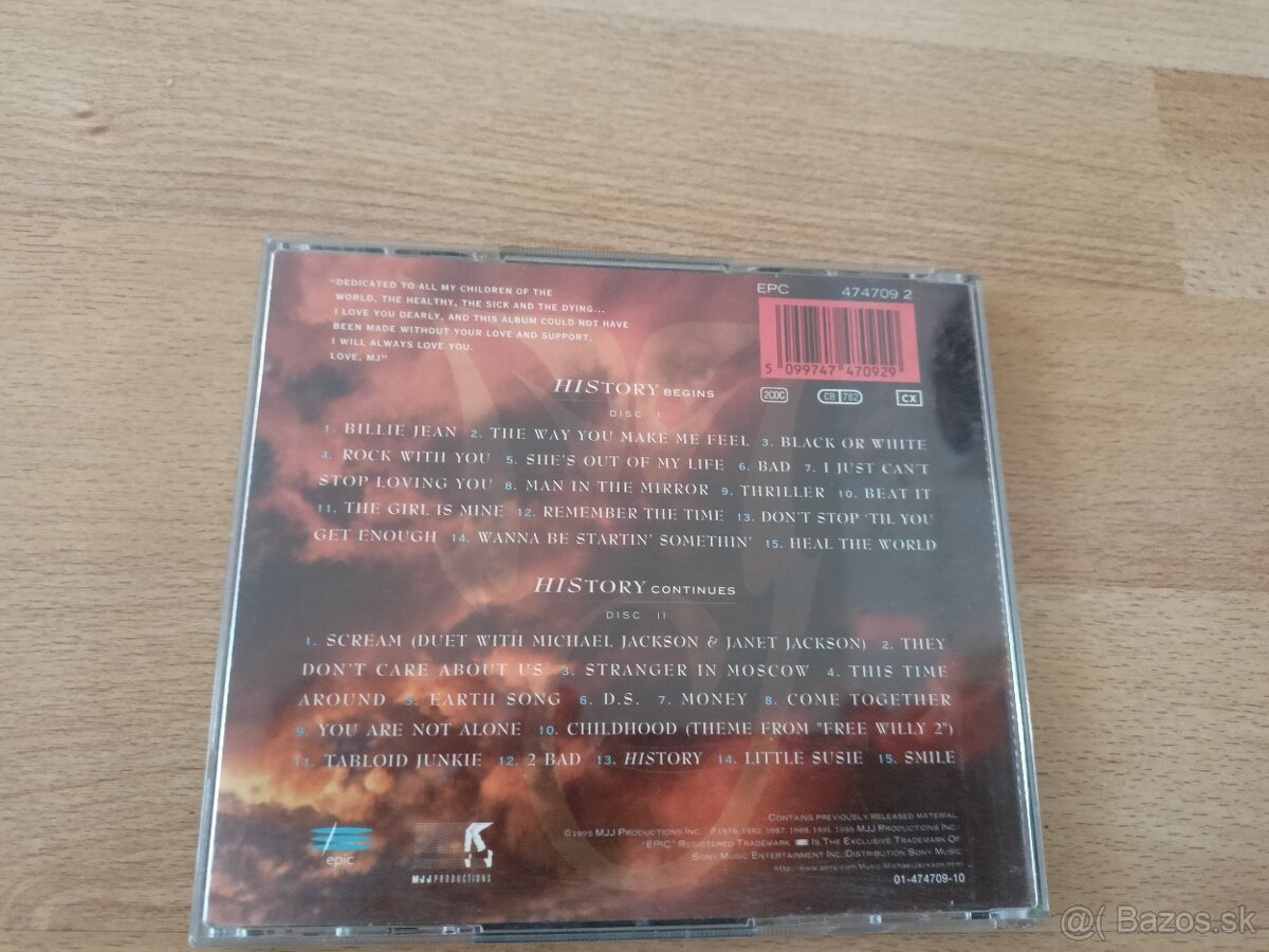 Michael Jackson - History 2 CD - 2