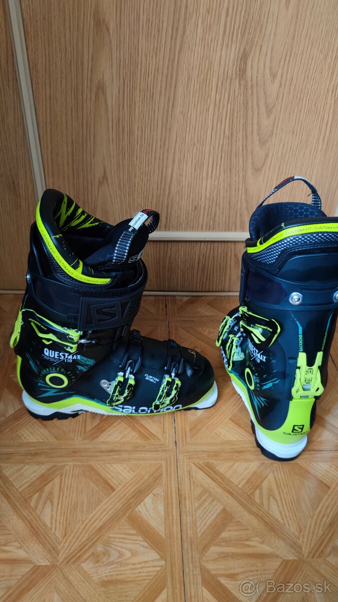 Lyžiarky SALOMON Quest Max 110 Black/Acide Green - 2