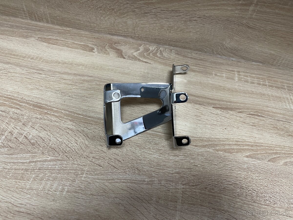 Chromovaný bočný držiak ŠPZ pre motocykle - 2