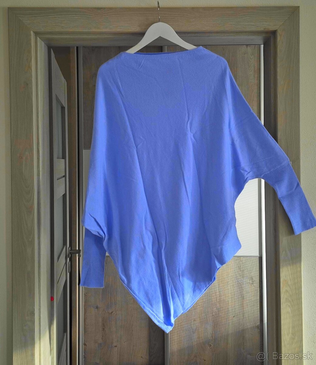 Nový asymetrický pulóver s kašmírom v.L - 2