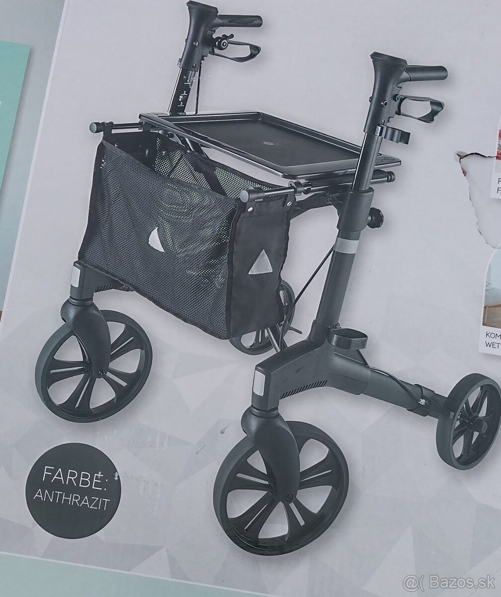 chodítko pre dôchodcov, tlaciaci vozík, seniori - 2