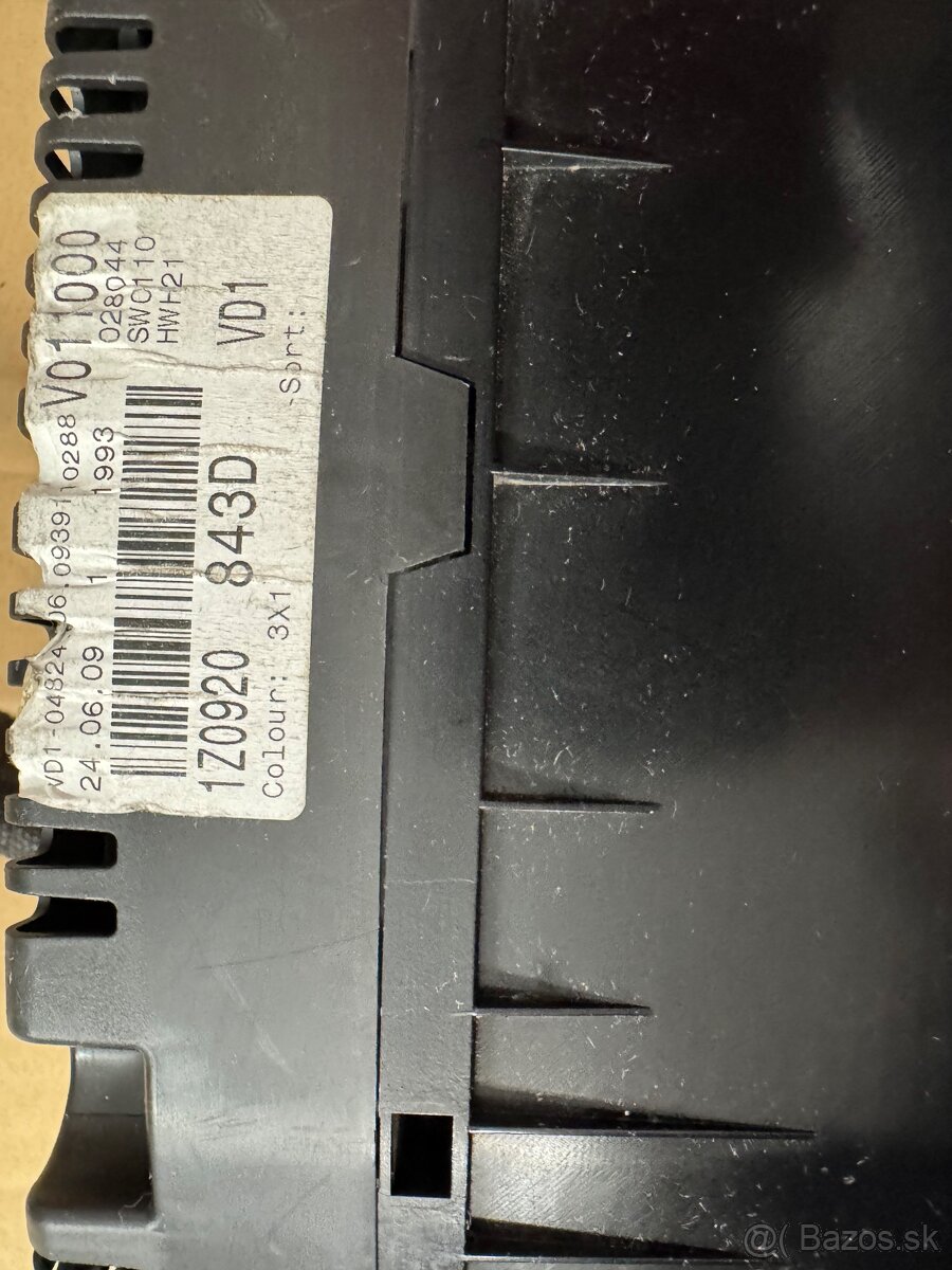 Budíky maxidot Škoda Octavia 2 diesel 1Z0 920 843 D - 2