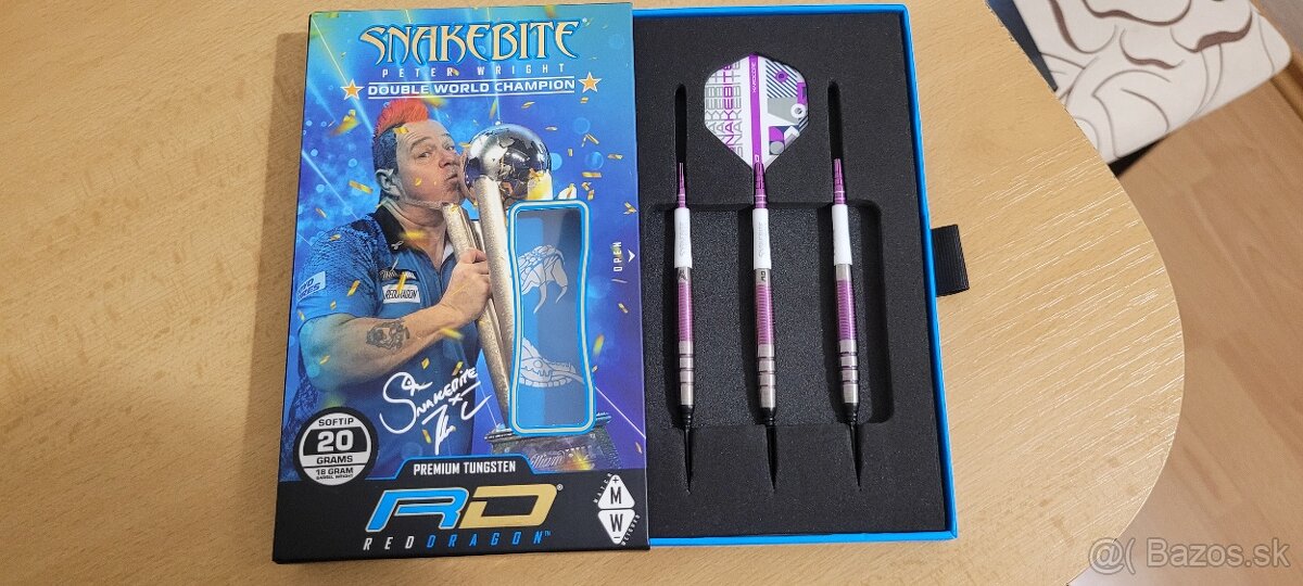 Šípky Peter Wright Soft Medusa 20g - 2