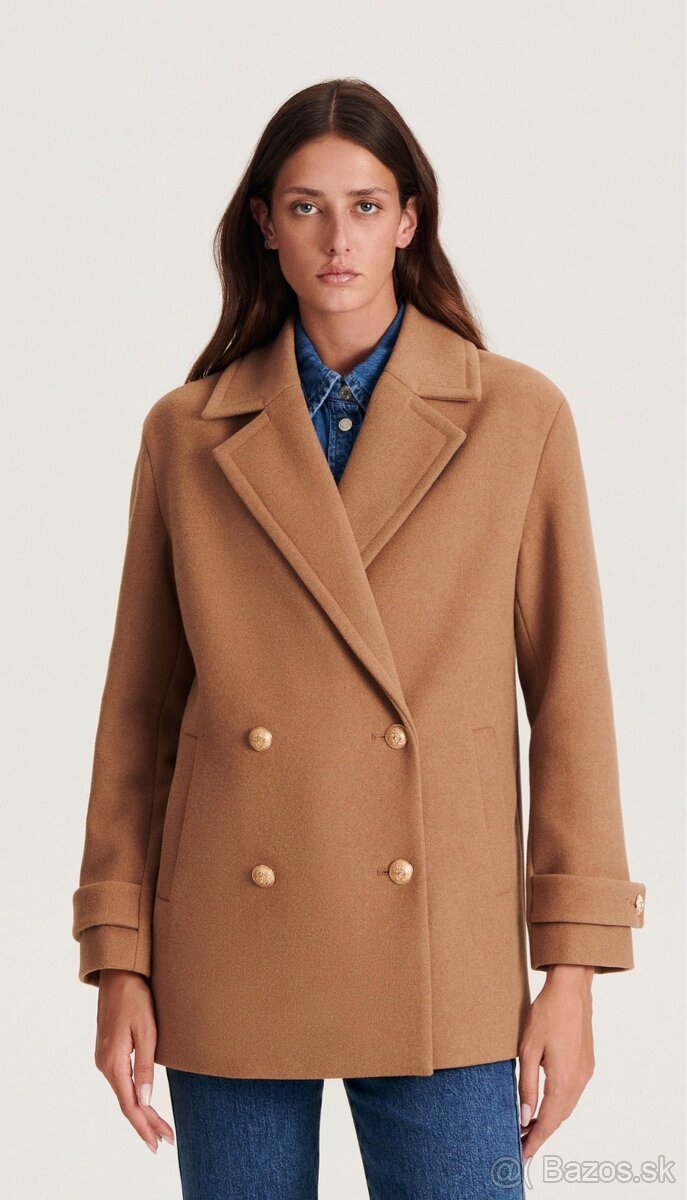 Vlneny kabát Reserved - 2