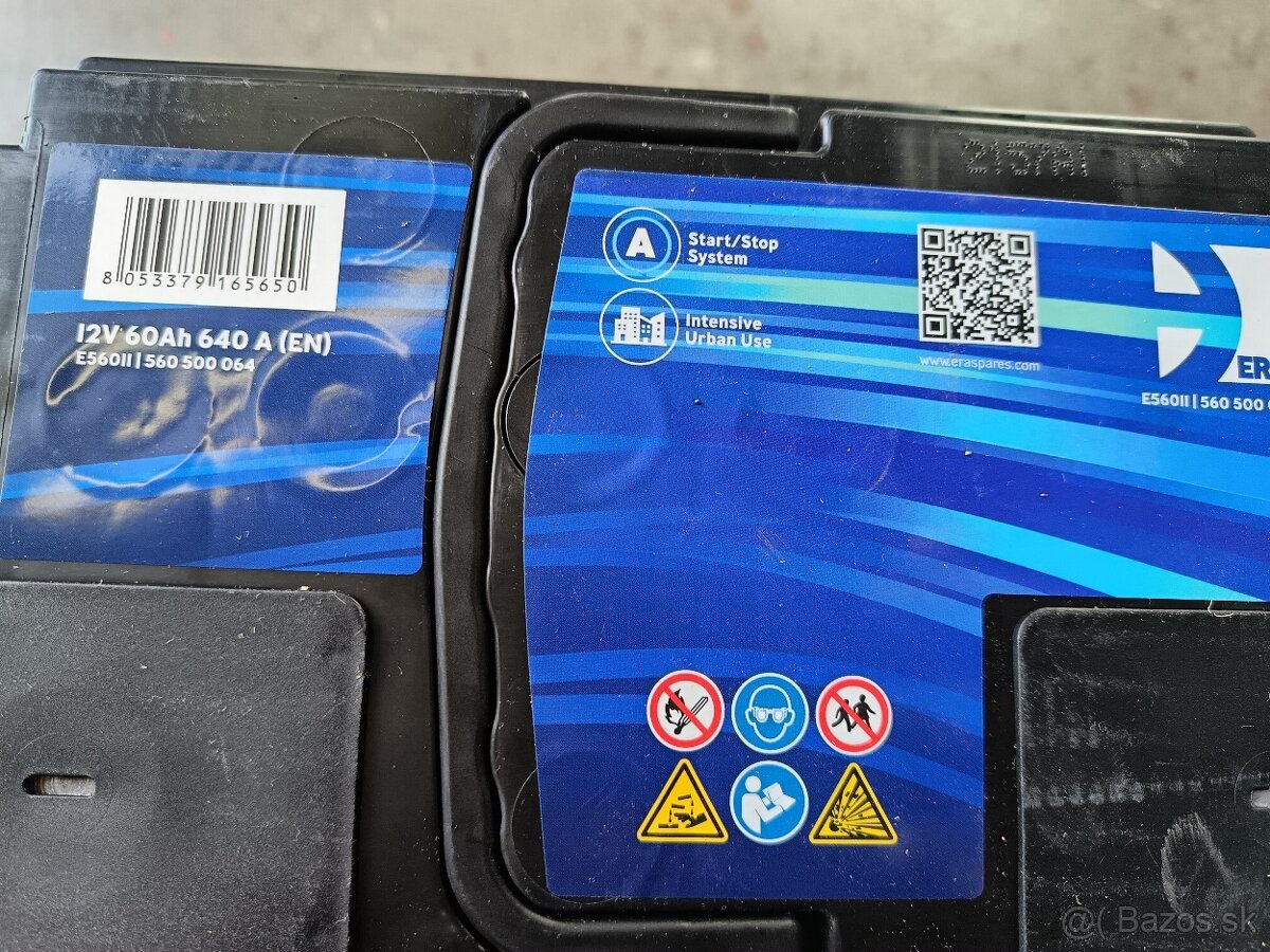 Autobatéria 60 Ah EFB (Štart-Stop) ERA - 2