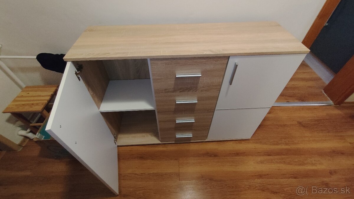 Komoda dub Sonoma - ako nová - 2