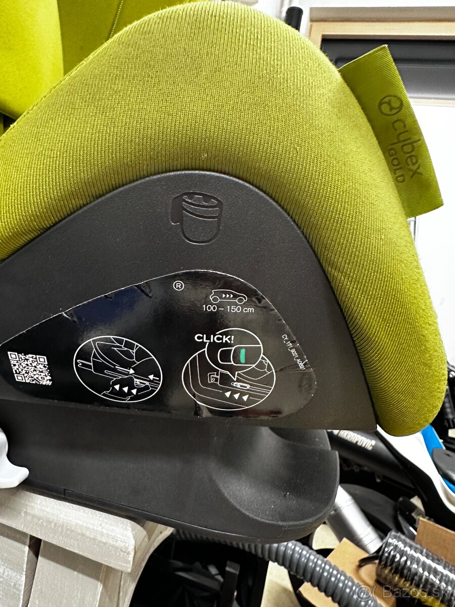 Cybex zelená G I FiX 100-150 cm - 2