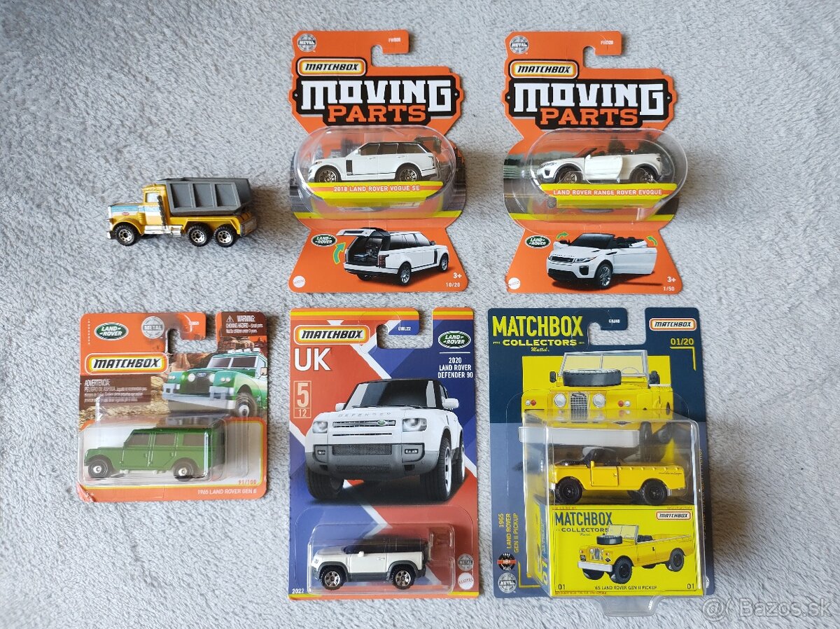 MATCHBOX - Kolekcia 5x Land Rover - 2