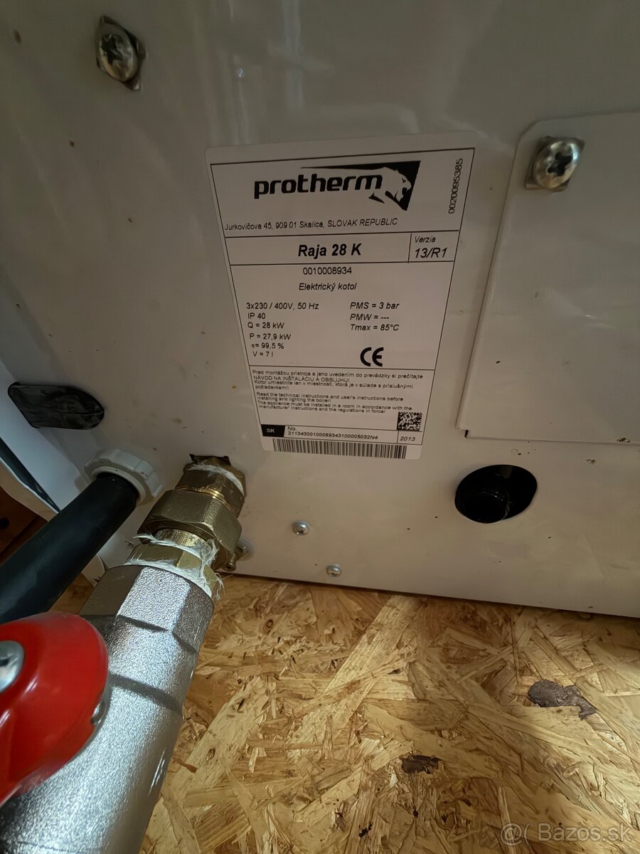 Predám elektrický kotol Protherm Raja 28 K - 2