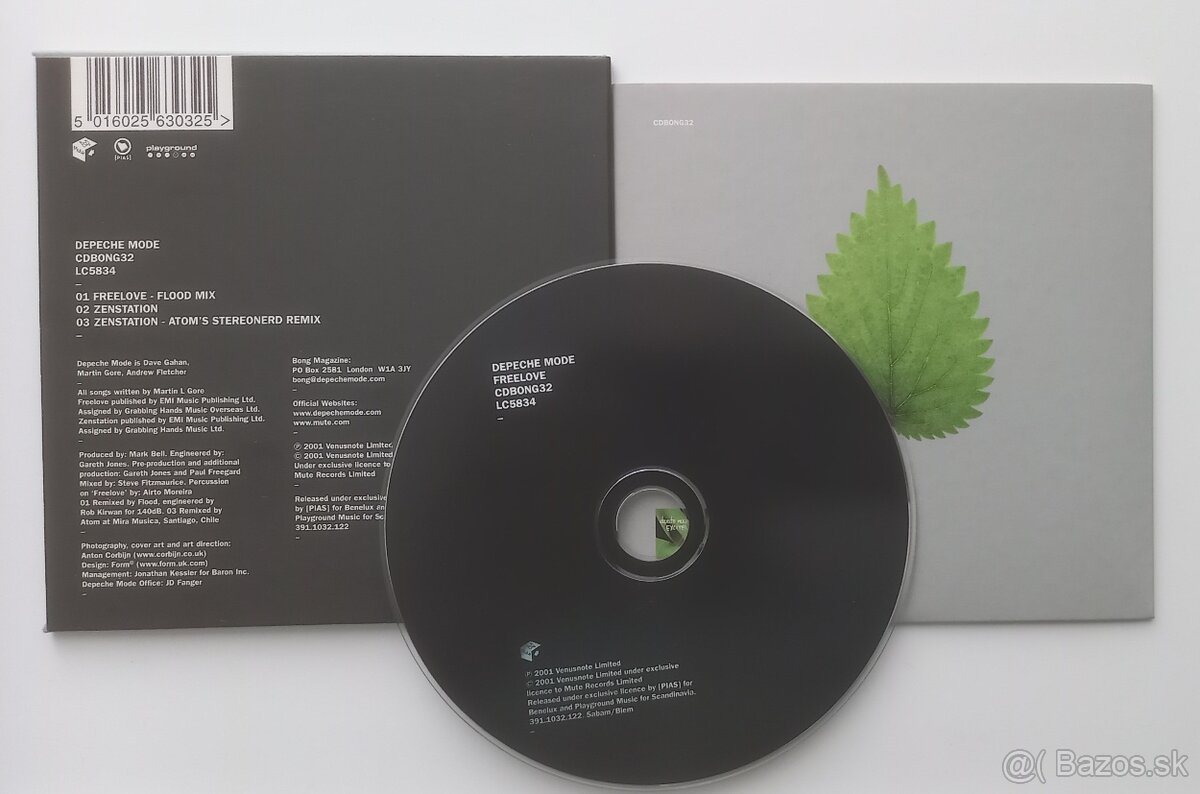 Depeche Mode Benelux/Scandinavia CD Freelove 1 - 2