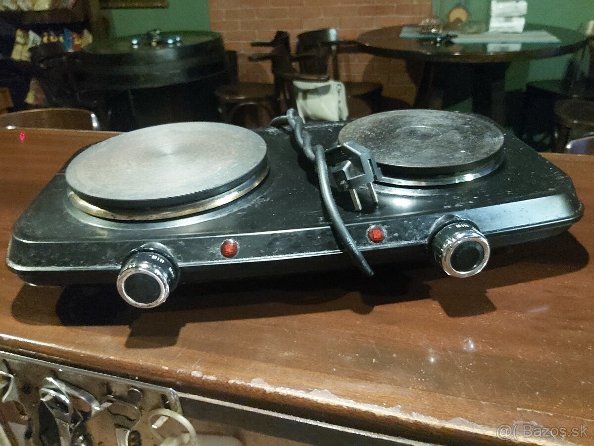 Elektrická dvojplatnička-sporák zn.Sencor - 2