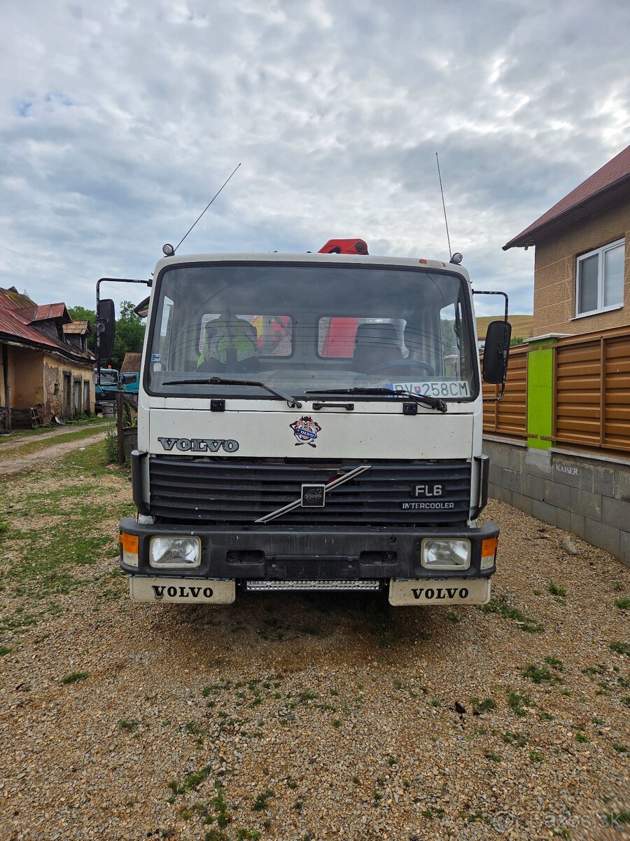 Volvo fl 614 sklapač+hydraulická ruka - 2
