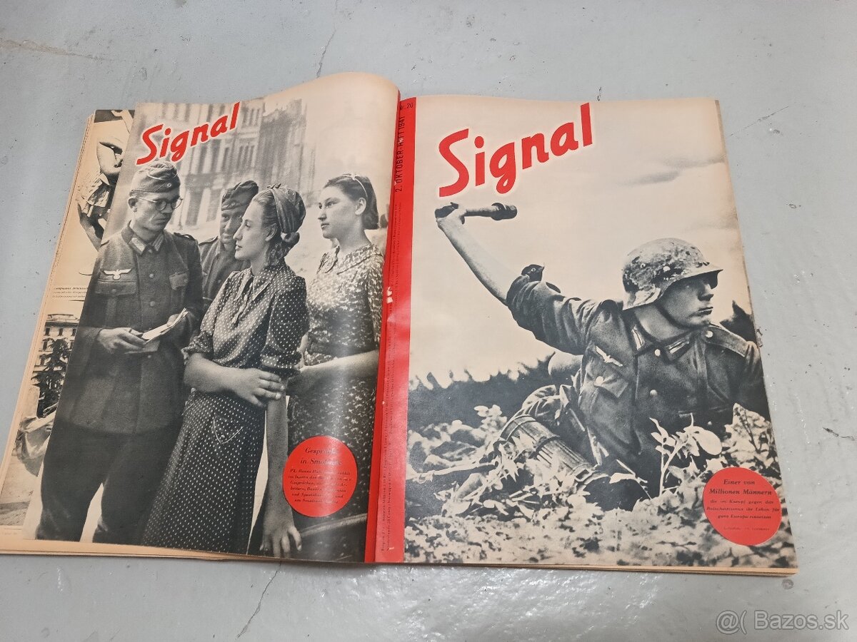 nemecký vojnový SIGNAL 1941 čísla 14-24 - 2