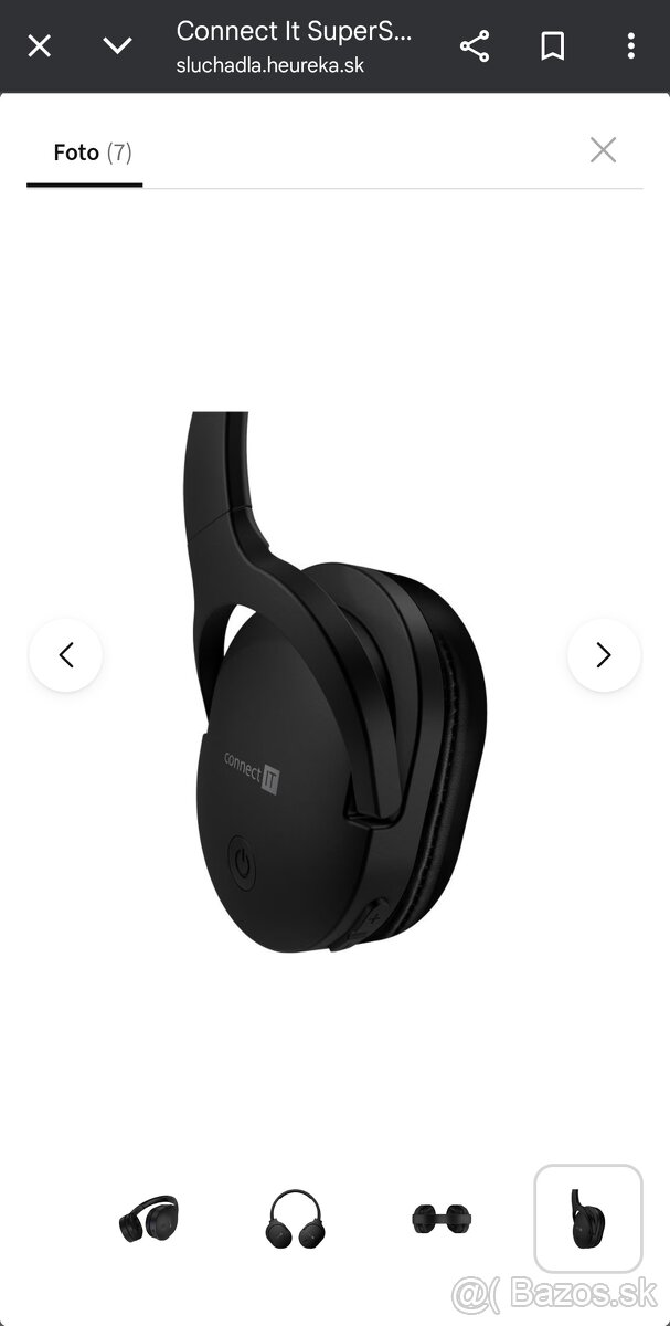 Bluetooth slúchadlá CHP-0500-BK - 2