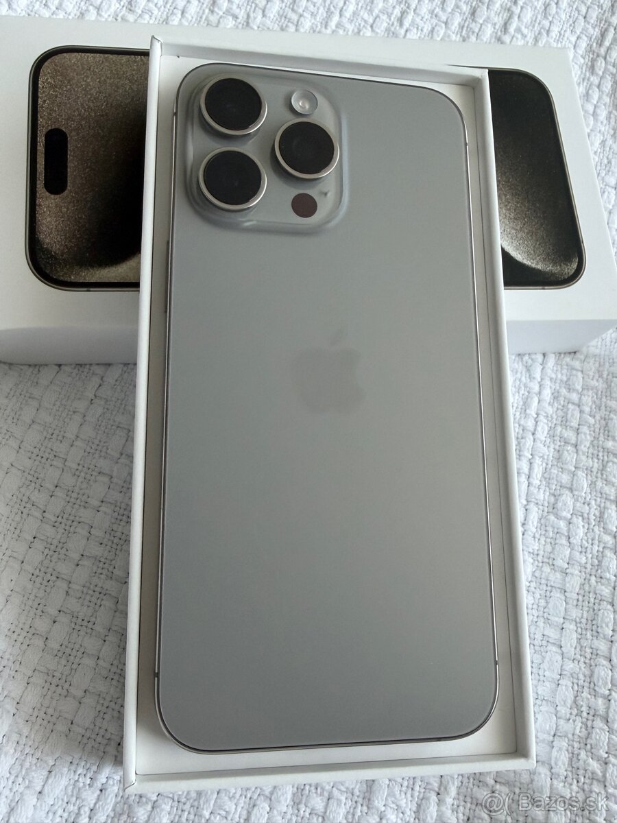 iPhone 15 Pro Max, Natural Titanium 256GB - 2