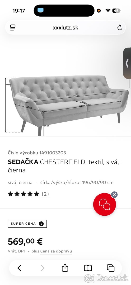 Sedačka - 2