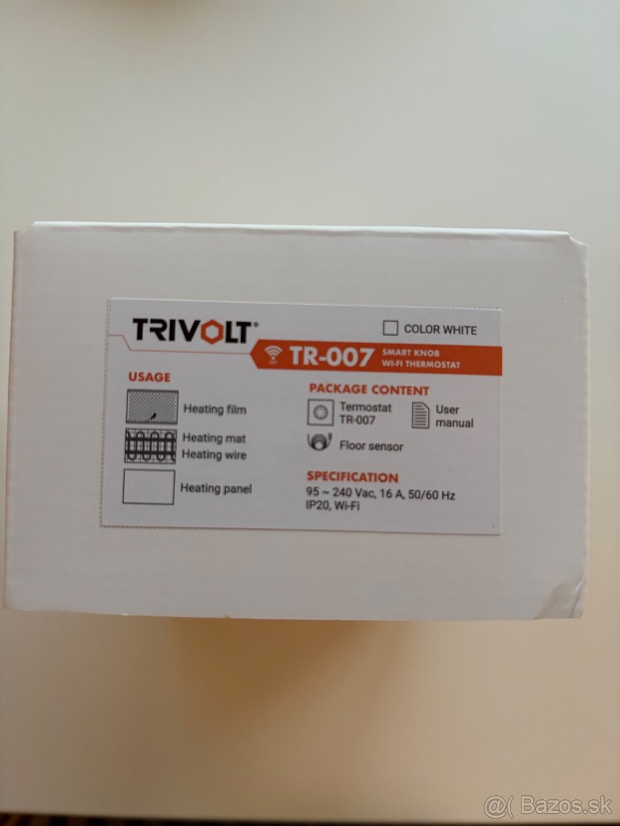 Smart Wi-Fi termostat Trivolt TR-007 4ks - 2