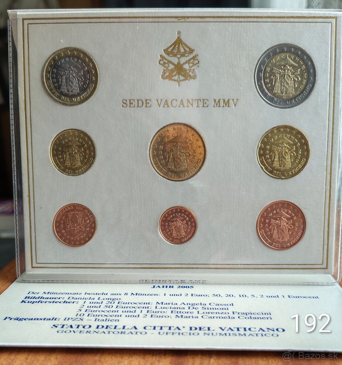 Euromince Vatikán - 2