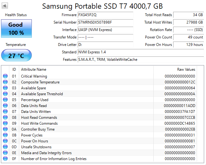 Externý SSD Samsung Portable SSD T7 4TB - 2