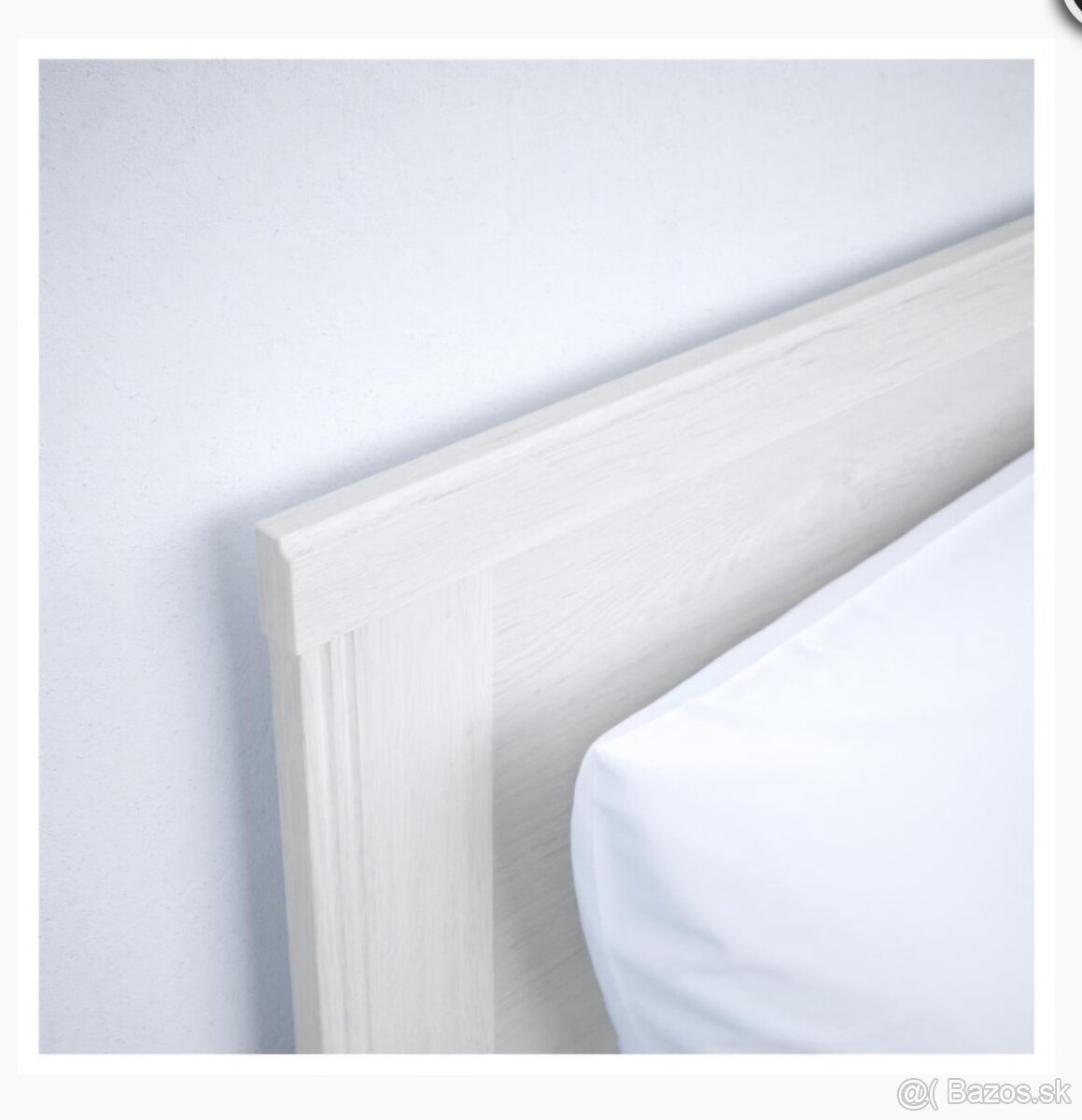 Rám postele Ikea 140x200 s roštami + nočné stolíky 2ks - 2