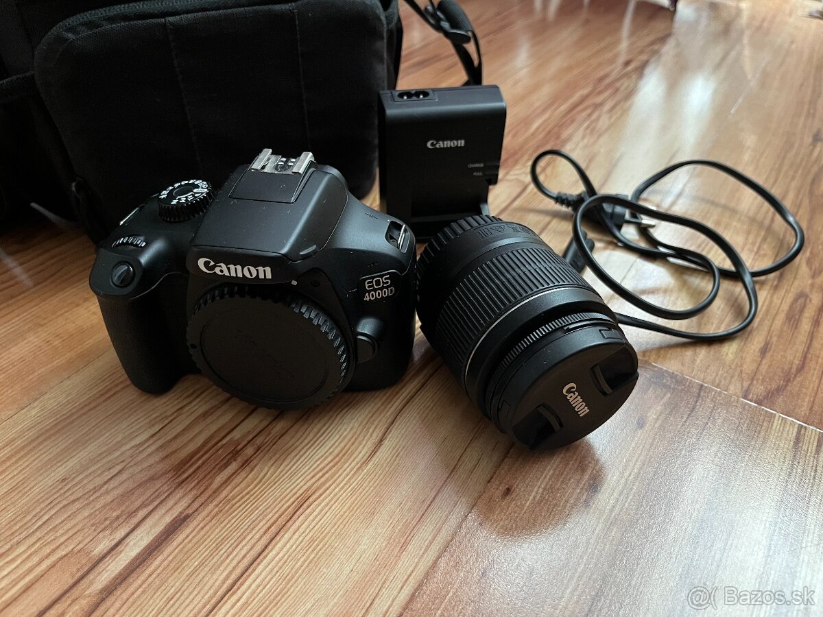 Predám Canon EOS 4000D + príslušenstvo - 2