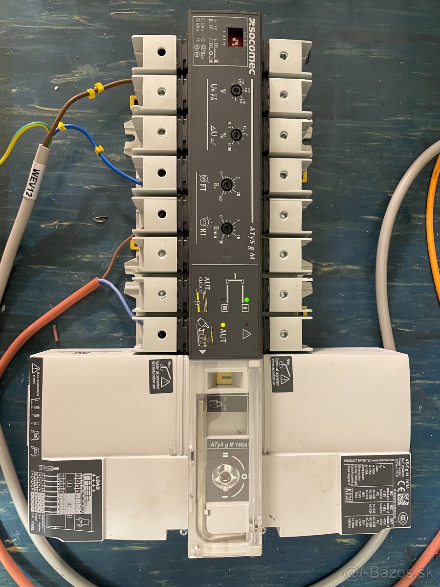 Automatický prepínač sietí do 160 A SOCOMEC - 2