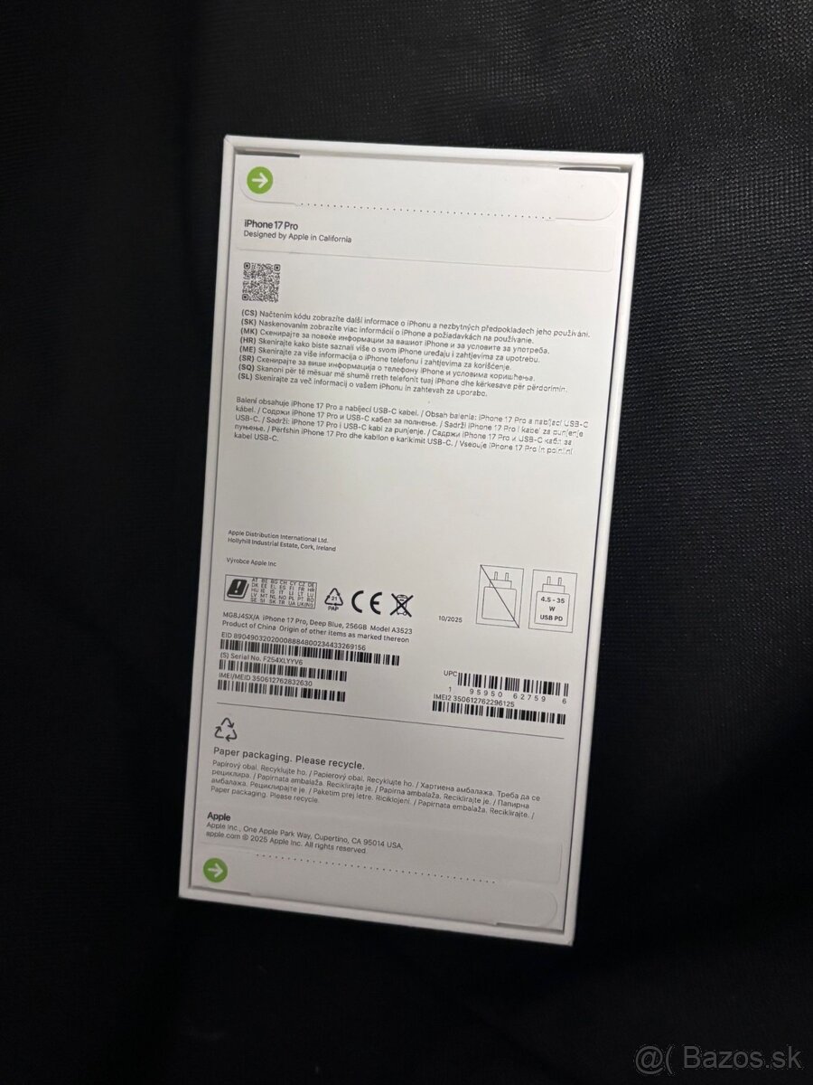iPhone 17 Pro 256gb Silver zabaleny - 2