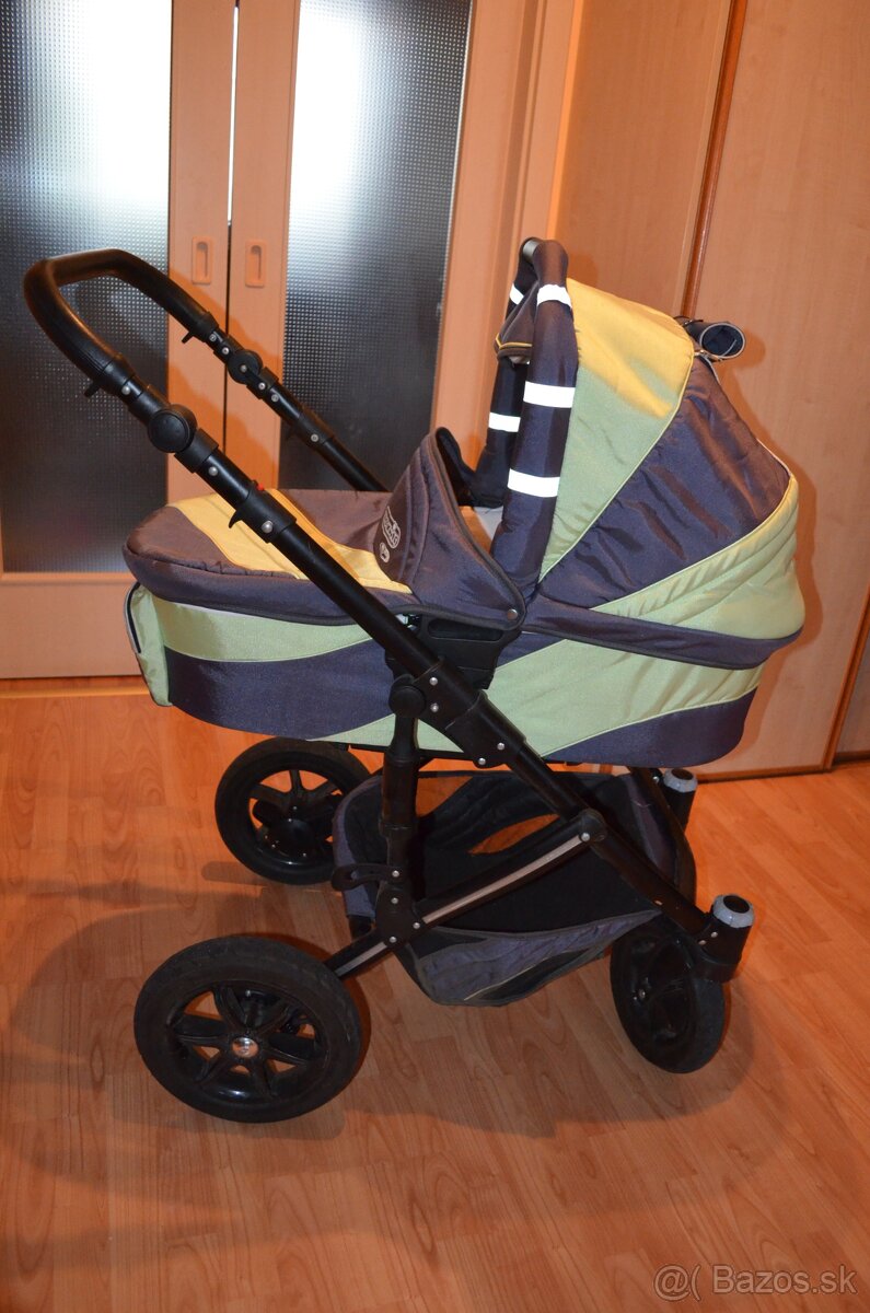 Kočík 3-trojkombinácia - nafukovacie kolesá - 2