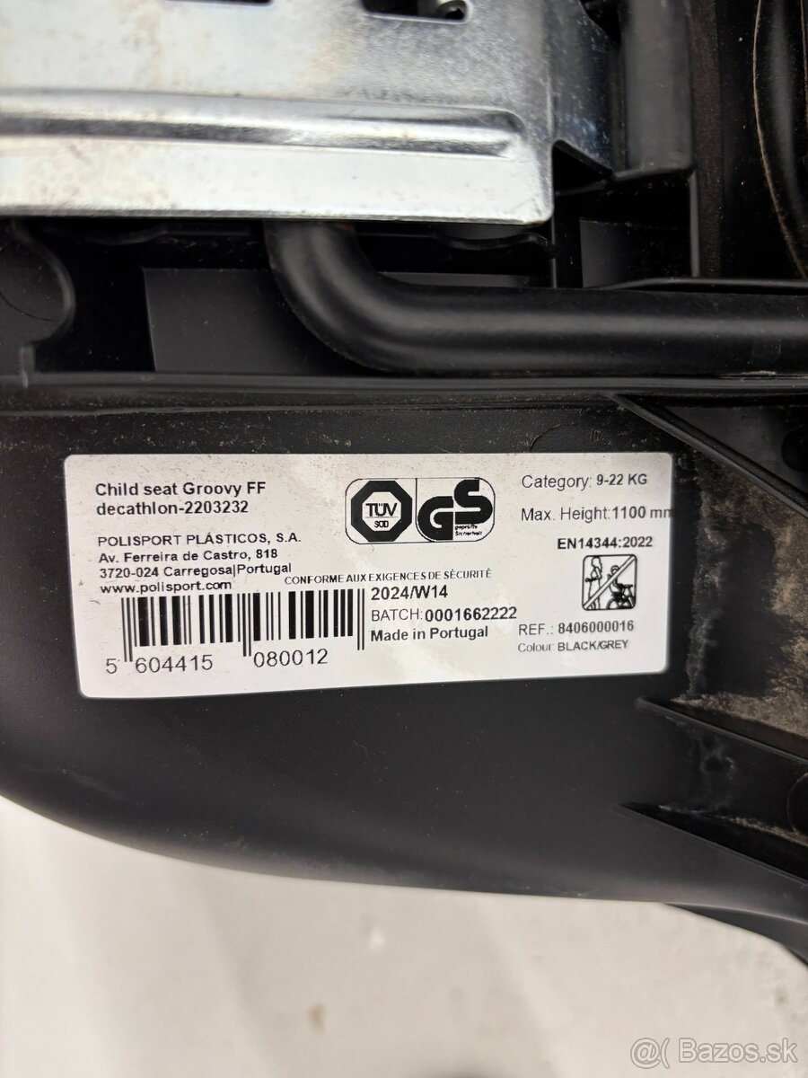 Detská cyklosedačka Polisport Groovy FF - 2