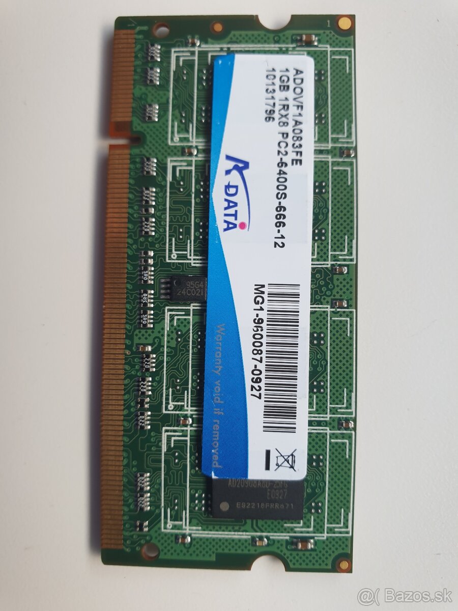 Pamäte RAM do notebooku - 2