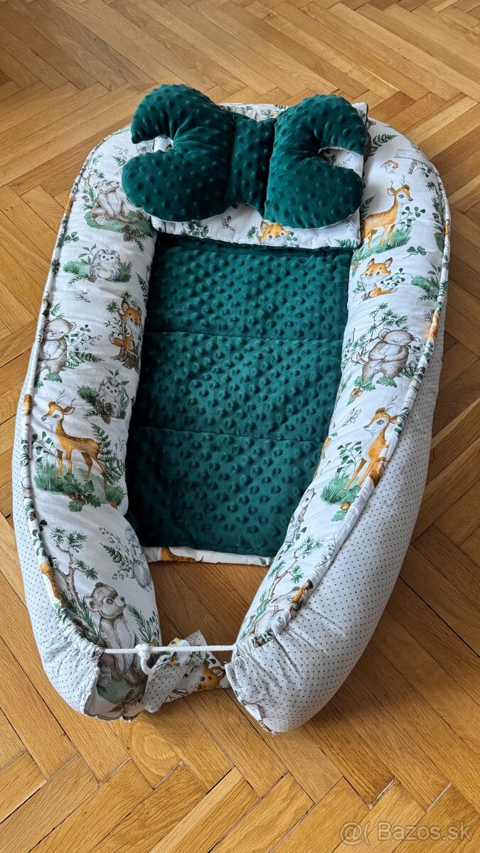 Hniezdo pre bábätko | 7-dielny set do postieľky - 2