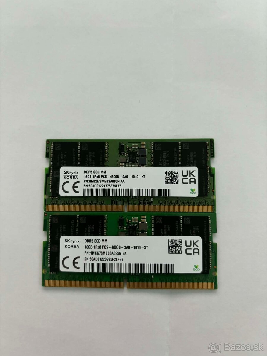 SODIMM 16GB 4800MHz moduly - 2