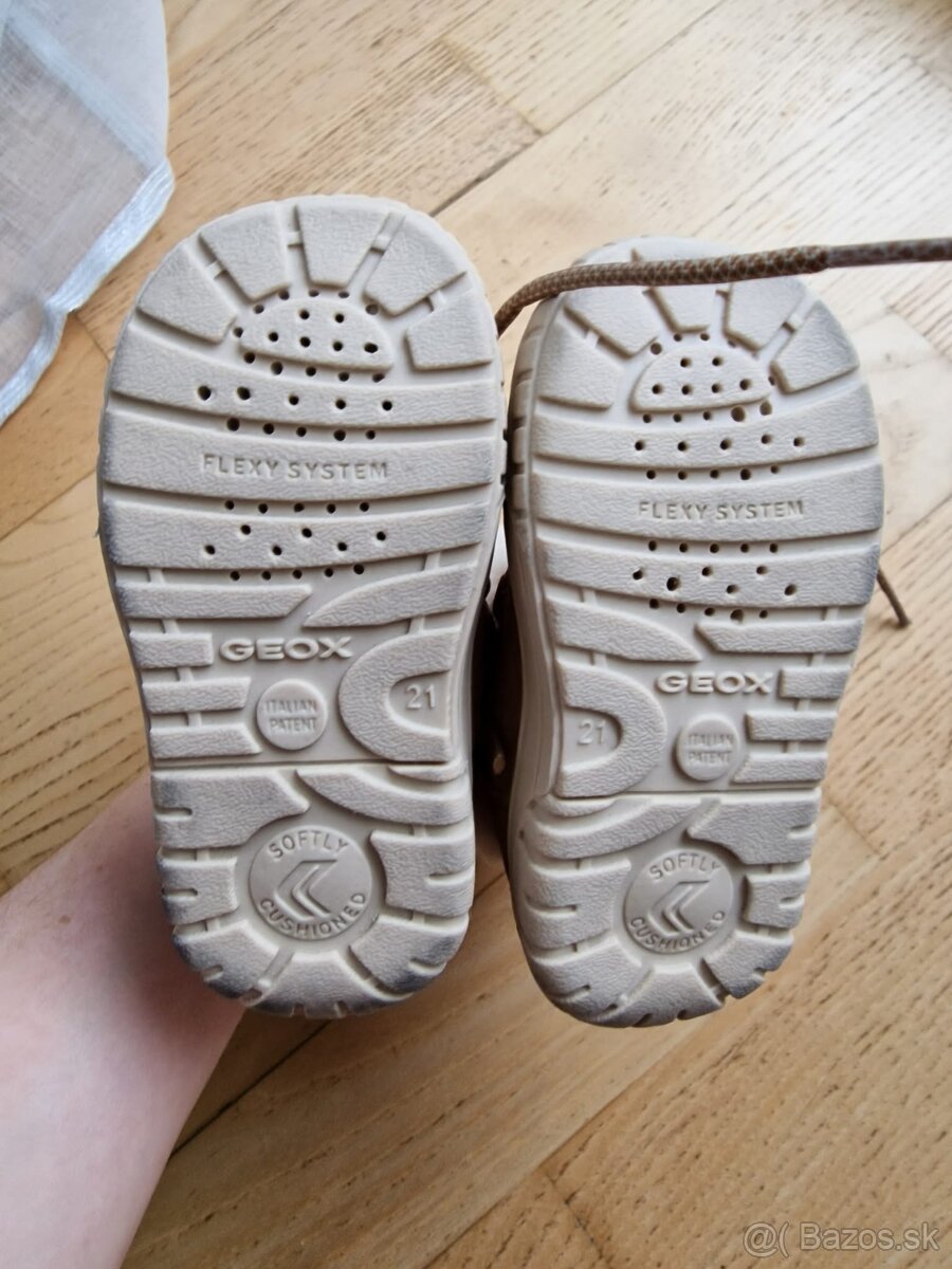 Detské semišové snehule Geox Omar - 2