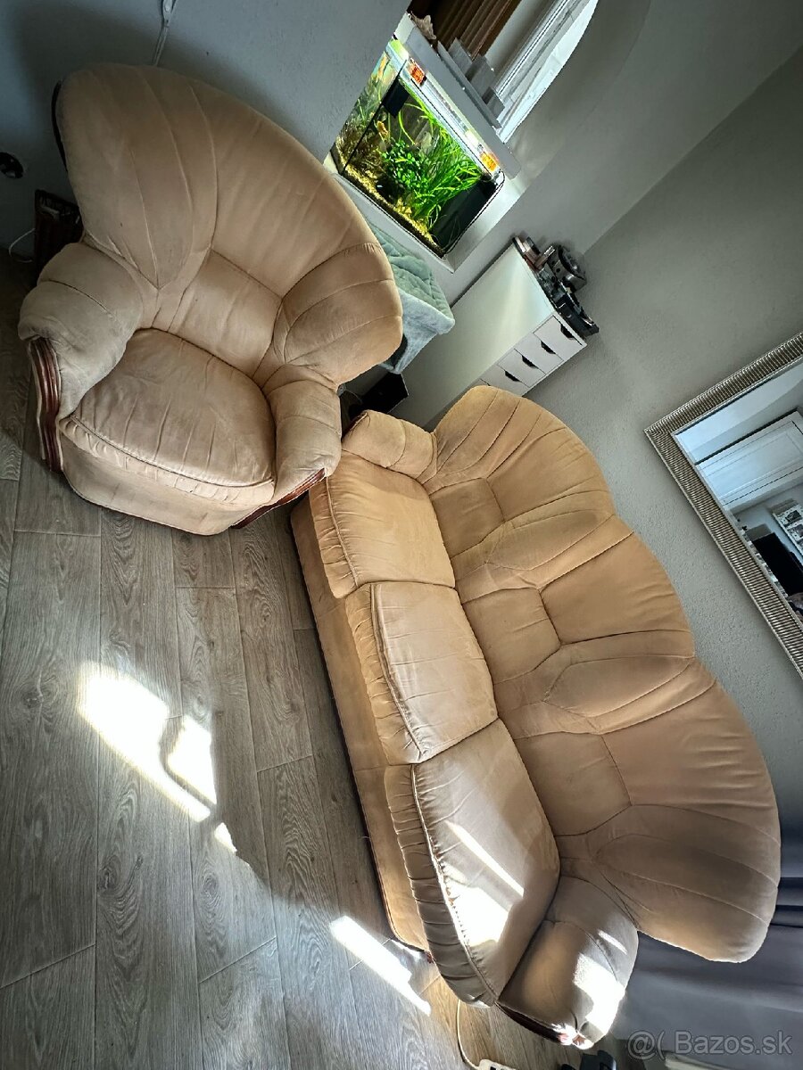 Sedacia súprava rozkladacia a kreslo - 2