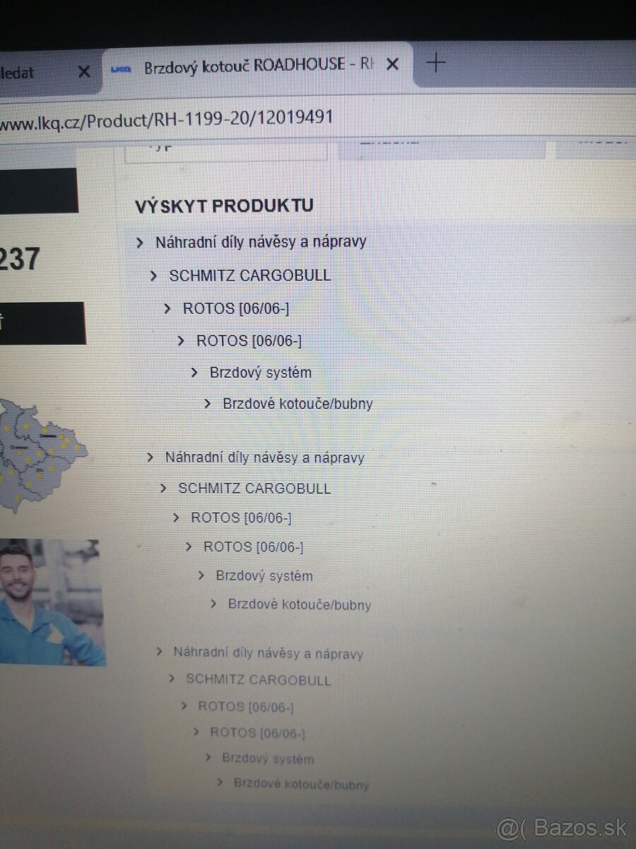 Brzdový kotouč ROADHOUSE BPW 430 - 2