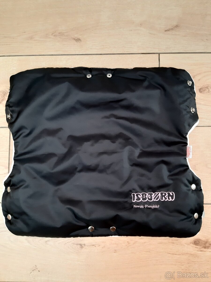 Čierny rukávnik na kočík - 2