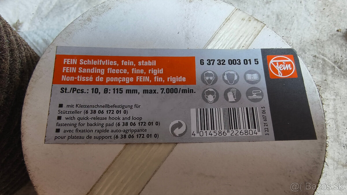 Jemné flísové brúsne kotúče Fein - 2