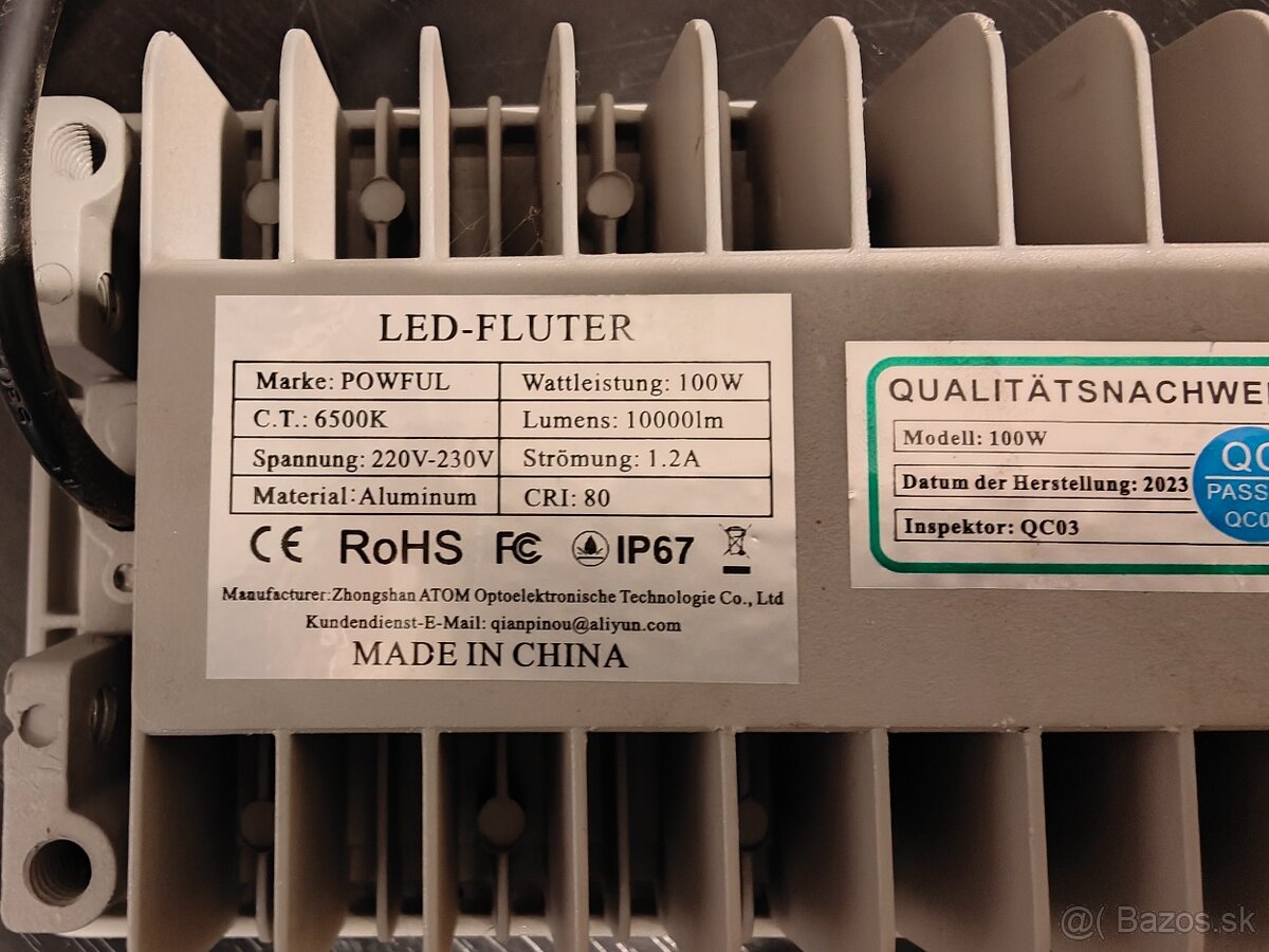 Svietidlo LED 10000 Lm, 100W - 2